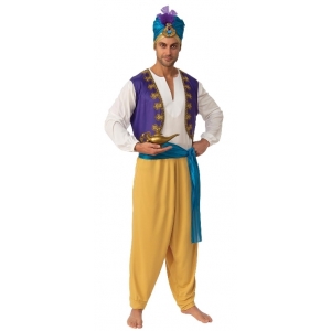 Genie Costume Arabian Prince Sultan Costume - Mens Aladdin Costumes
